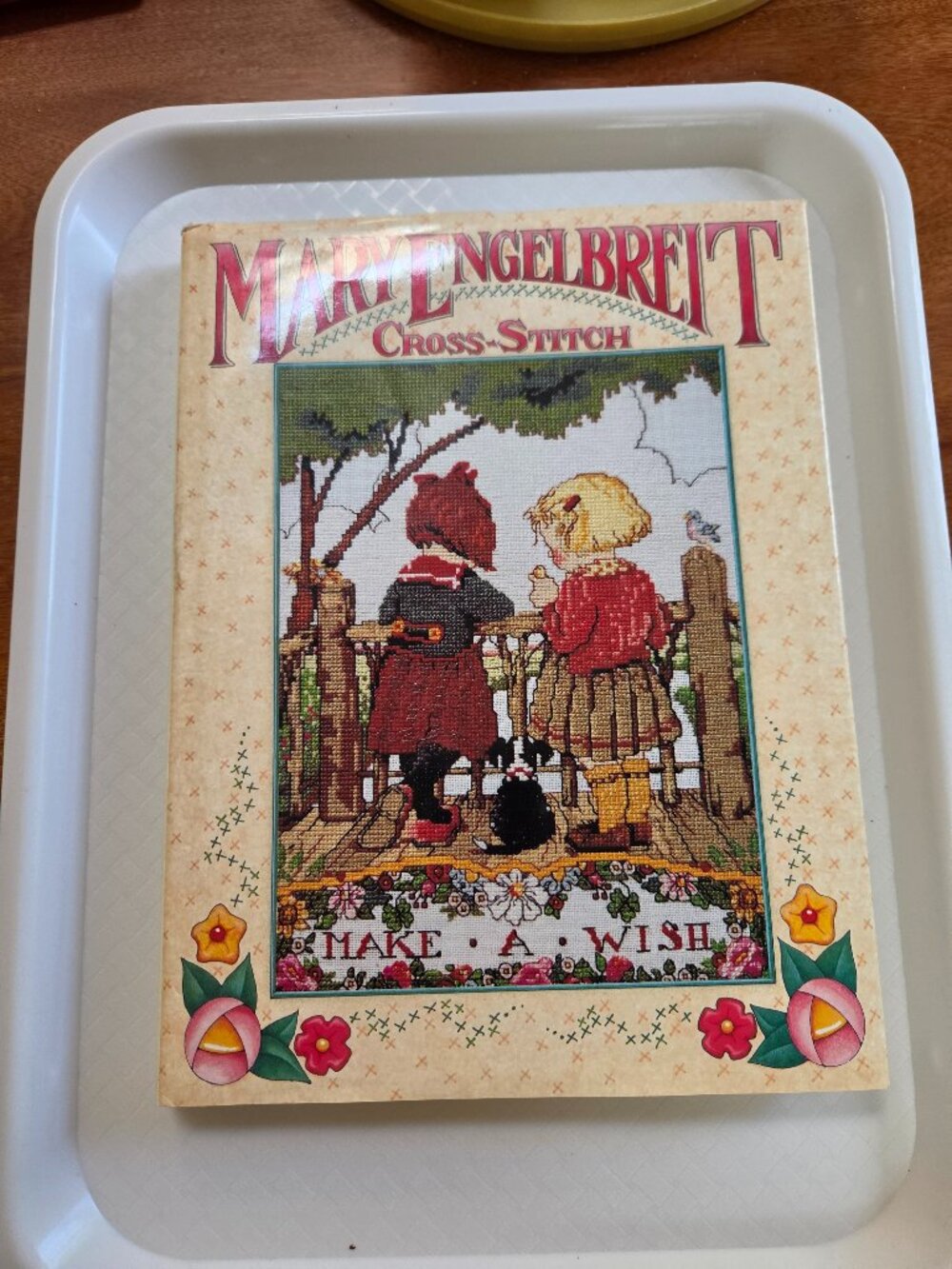 Mary Engelbreit cross stitch hardcover pattern book 1996